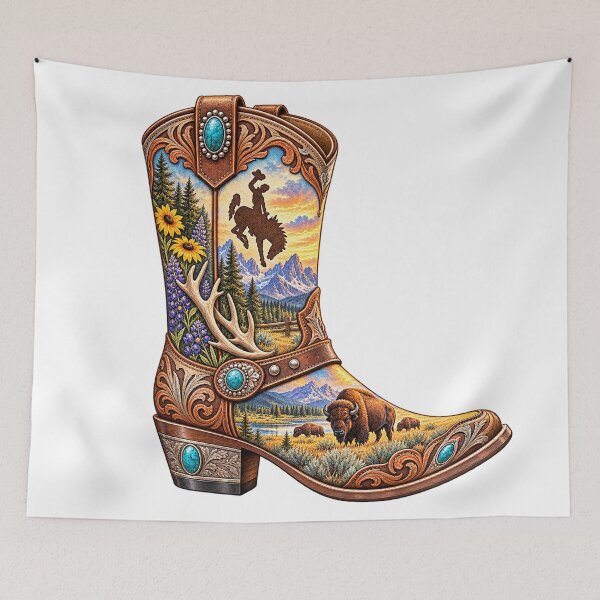 Item preview, Wyoming Cowboy Boot designed and sold by Whimspired By Paxx.