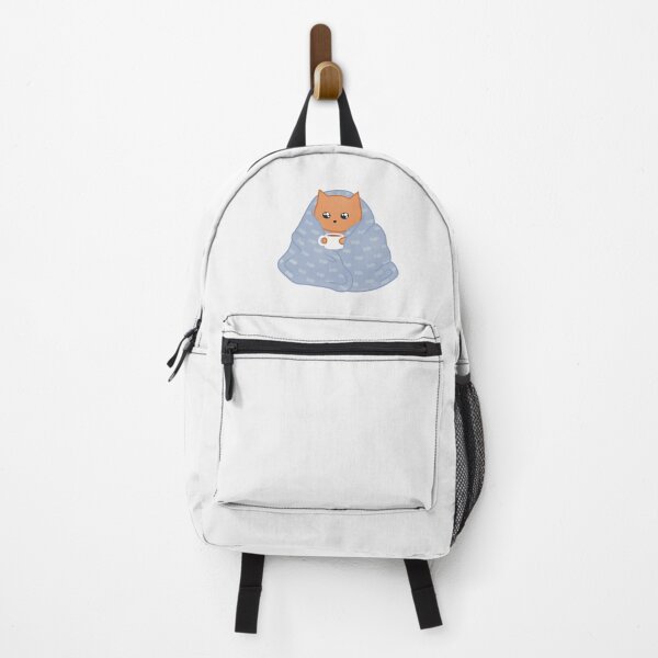 Item preview, Cute Orange Cat in a Blue Blanket designed and sold by winterpumpkin.