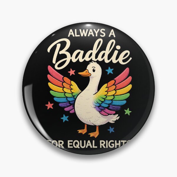 Item preview, Always a Baddie Goose Rainbow Wings designed and sold by SassCity.