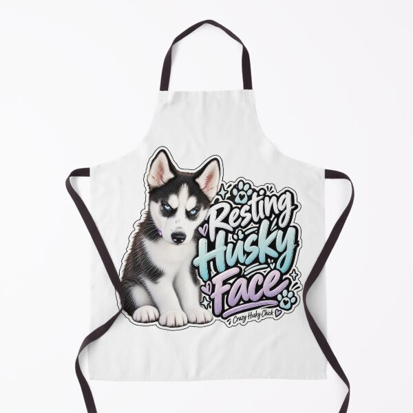 Item preview, Resting Husky Face | Crazy Husky Chick designed and sold by Crazyhuskychick.