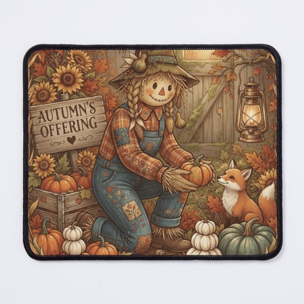 Item preview, Rustic Autumn Scarecrow Harvest designed and sold by BreezifyDesignStudio.