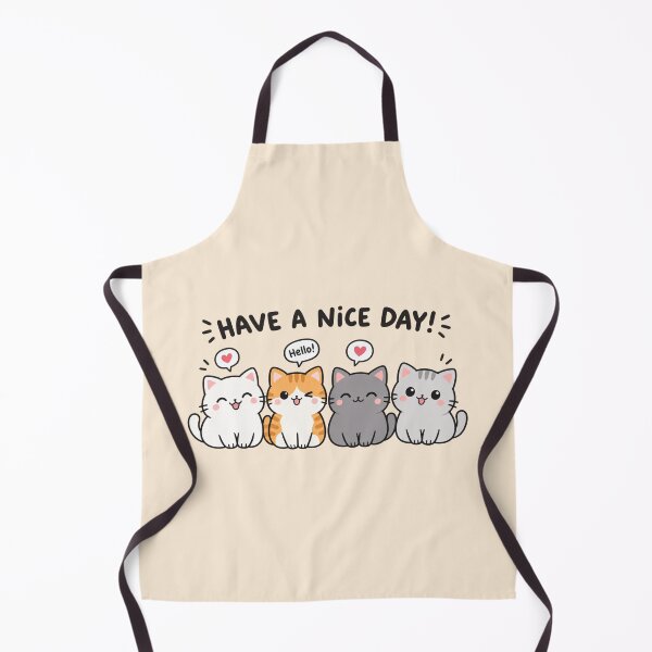 Item preview, Kawaii Four Cats Have Nice Day Pastel Tee designed and sold by Yellowriversss.