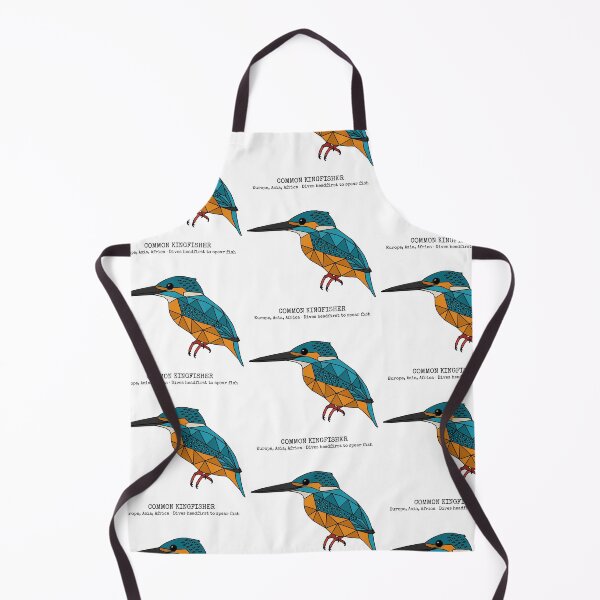 Item preview, Geometric Common Kingfisher designed and sold by AnimalsKnowAll.
