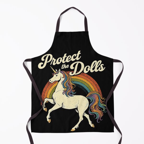 Item preview, Protect the Dolls Vintage Unicorn Rainbow designed and sold by SassCity.