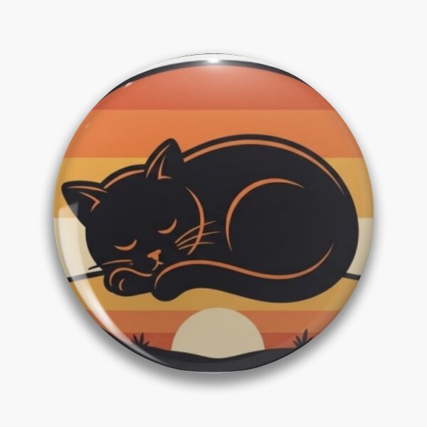 Item preview, Sleeping Black Cat Sunset designed and sold by PrintforDesign.