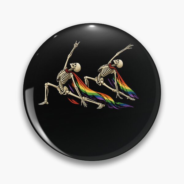 Item preview, Dabbing Skeletons With Rainbow Capes designed and sold by SassCity.