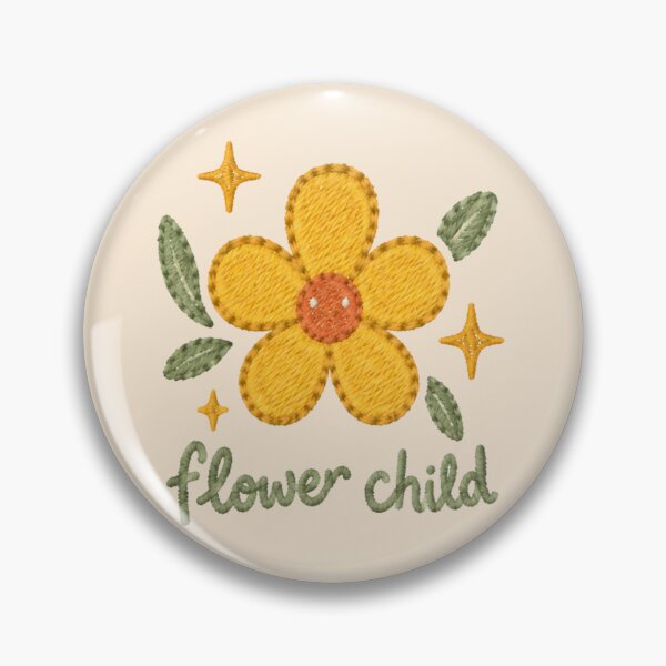 Item preview, Embroidered Yellow Flower Child Sparkle Boho Tee designed and sold by Yellowriversss.