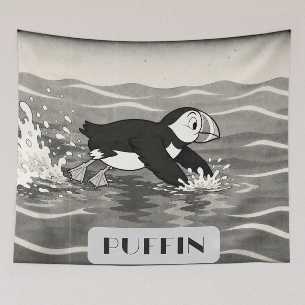 Item preview, Puffin  designed and sold by LilasPlace.