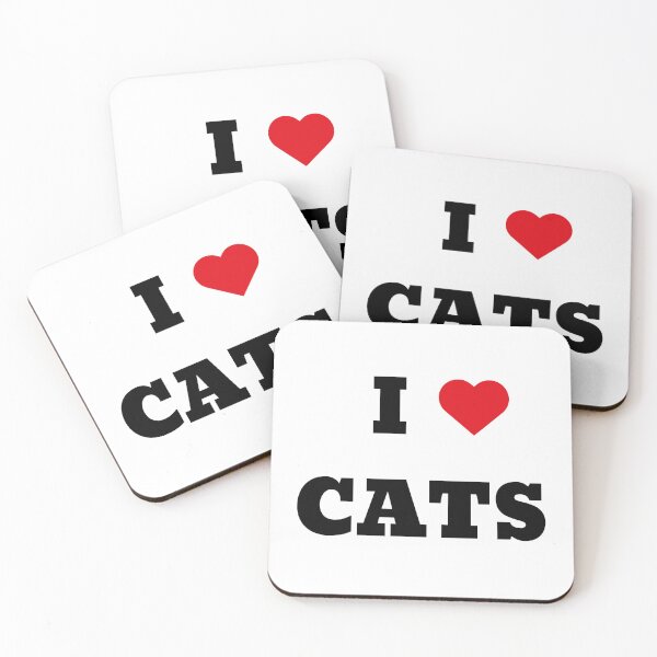 Item preview, I Love Cats Heartbeat Cat Mom Dad Pet Lover designed and sold by lahmar-abbou.