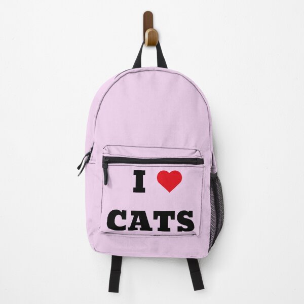 Item preview, I Love Cats Heartbeat Cat Mom Dad Pet Lover designed and sold by lahmar-abbou.