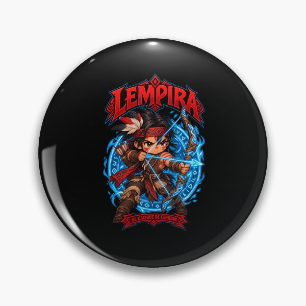 Item preview, Lempira Chibi El Cacique De Cerquin Honduras Anime Warrior Graphic designed and sold by Whirx.