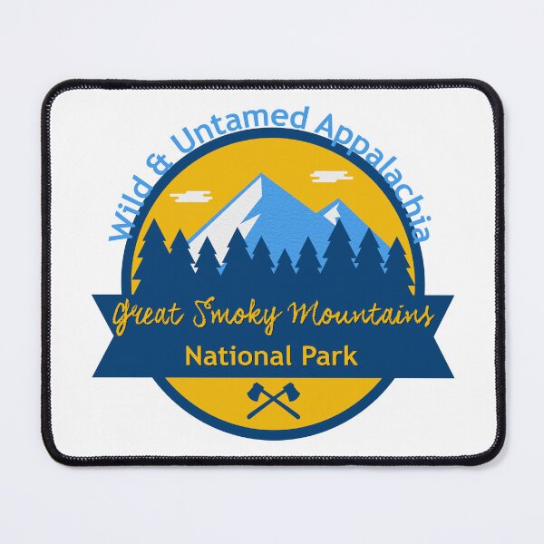 Item preview, Great Smoky Mountains National Park Badge | Wild & Untamed Appalachia Vintage Travel Sticker & Shirt Design designed and sold by DonnaRaine.