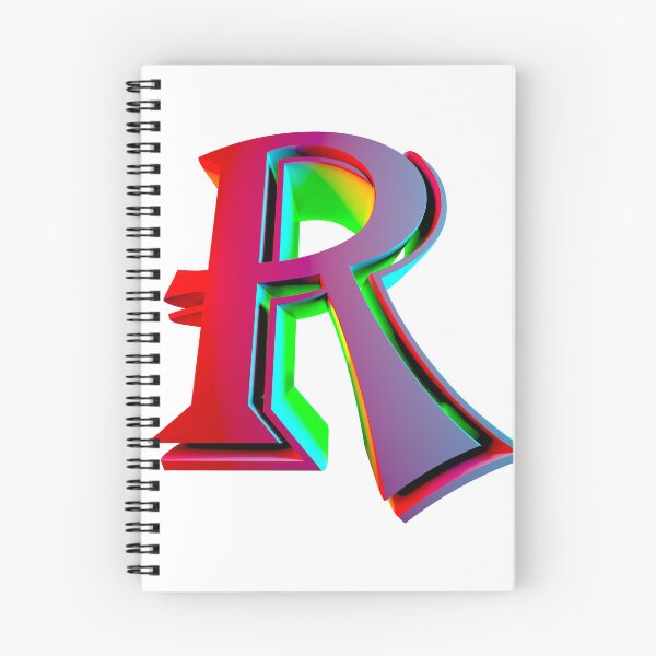Item preview, Neon 3D Letter R - Retro Synthwave Style designed and sold by Creatigrafo.