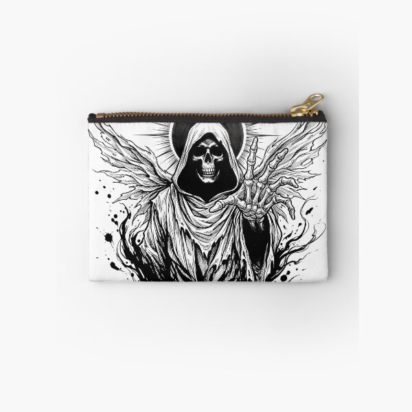 Item preview, Hooded Reaper Reaches Out Beneath a Dark Radiating Halo designed and sold by MisteryDesigner.