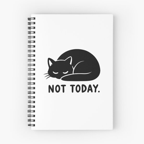 Item preview, Not Today Sleeping Cat – Funny Tired Cat Design designed and sold by ArtPer-design.