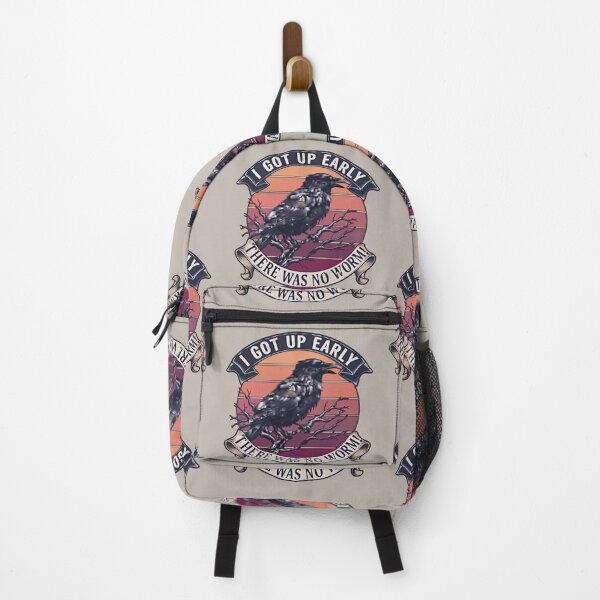 Item preview,  I Got Up Early There Was No Worm Grumpy Raven  designed and sold by gear-posters.
