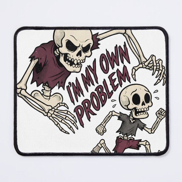Item preview, Skeleton Runs from a Giant Skeletal Pursuer designed and sold by MisteryDesigner.
