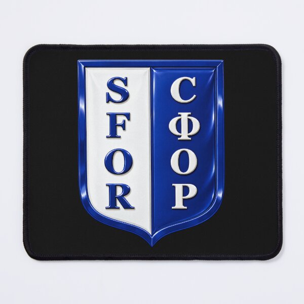 Item preview, Army - Stabilization Force - Bosnia - Herzegovina (SFOR) SSI without Text - 3D - Enhanced designed and sold by Military Insignia Products.