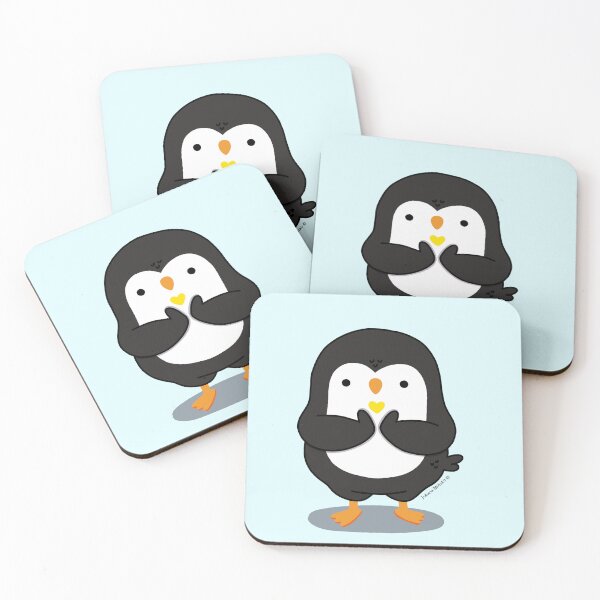 Item preview, Grateful Penguin with a tiny heart designed and sold by julianamotzko.