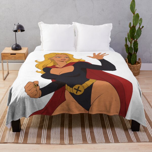 Item preview, Vintage Blonde Superheroine Pin Up – Retro Comic Book Heroine designed and sold by  Hollow Moon Studios..