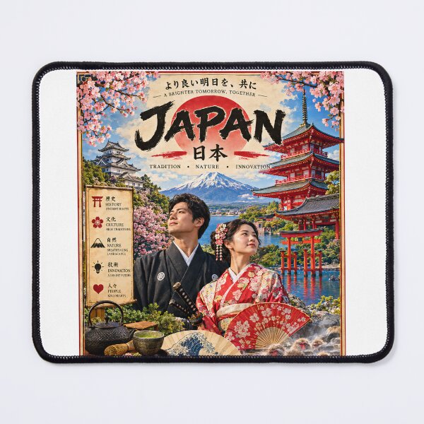 Item preview, Japan Travel Poster Vintage - Retro Mount Fuji & Japanese Culture Wall Art designed and sold by alexcorporation.