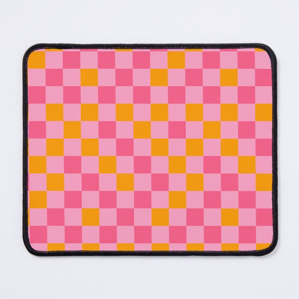 Item preview, Pink And Yellow On Pink Checkered Pattern designed and sold by PatternTitan.