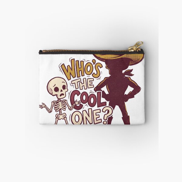 Item preview, Skeleton Points Toward a Shadow in a Cowboy Hat designed and sold by MisteryDesigner.