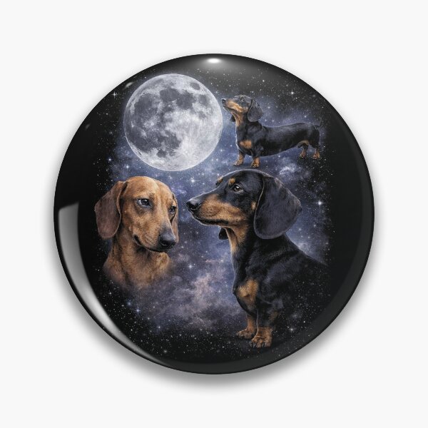 Item preview, Dachshunds Under the Moon Galaxy designed and sold by SassCity.