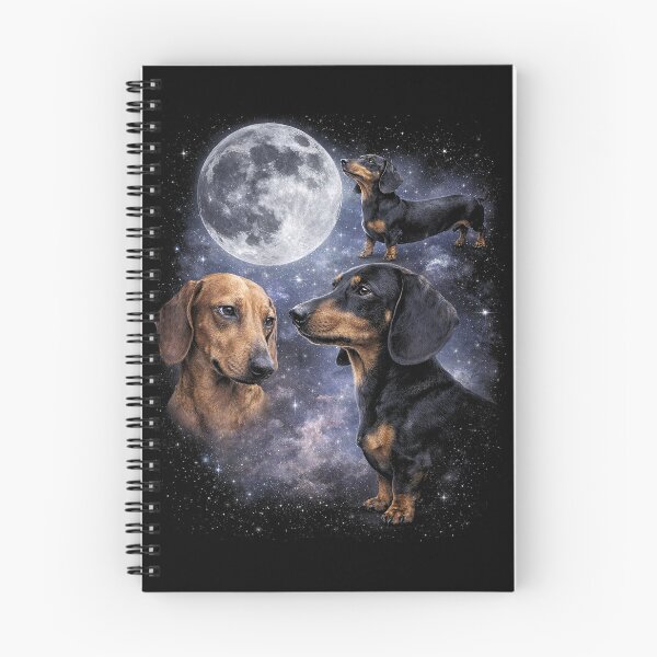 Item preview, Dachshunds Under the Moon Galaxy designed and sold by SassCity.
