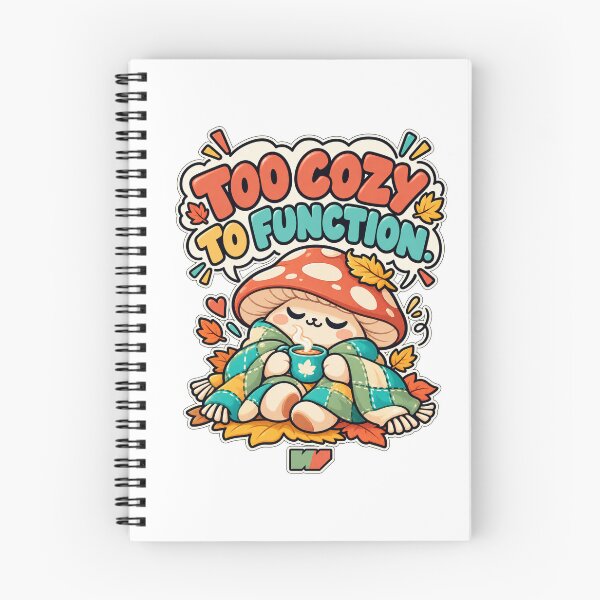 Item preview, Too Cozy To Function Mushroom designed and sold by eWproject.