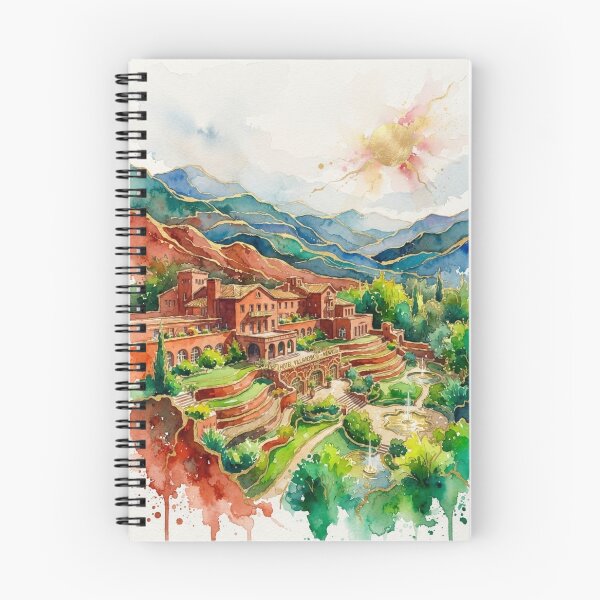 Item preview, Gran Hotel Villavicencio Mendoza in Watercolor - Argentine Landscapes designed and sold by Esencia Argentina.