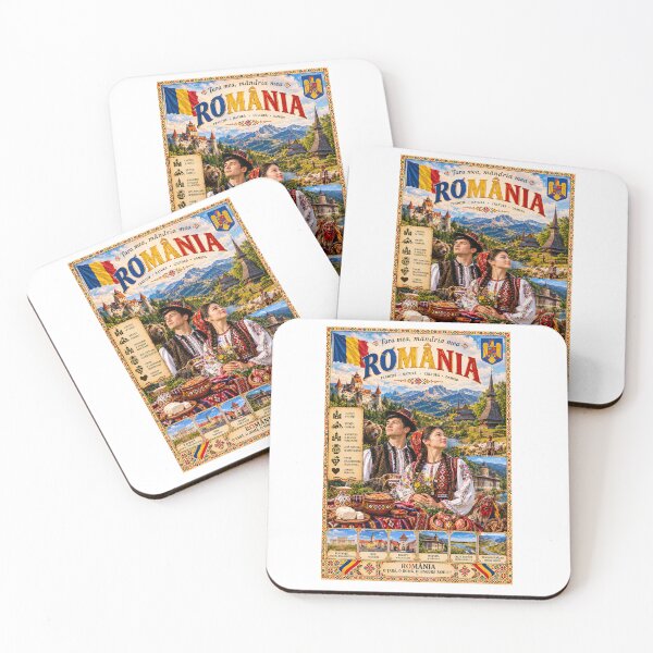 Item preview, Romania Travel Poster Vintage - Transylvania & Bran Castle Retro Art designed and sold by alexcorporation.