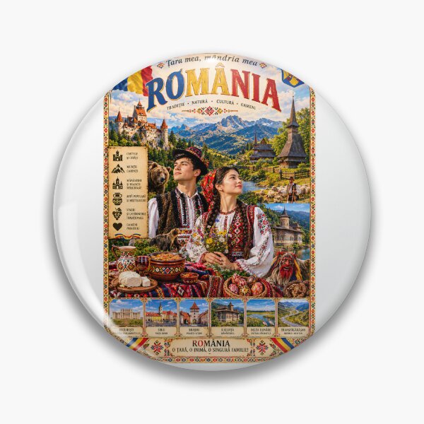 Item preview, Romania Travel Poster Vintage - Transylvania & Bran Castle Retro Art designed and sold by alexcorporation.