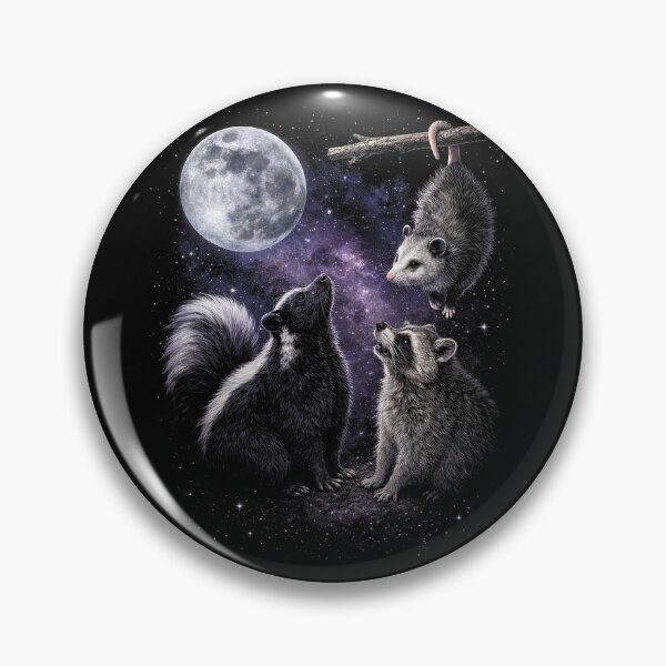 Item preview, Moonlit Woodland Animals in Space designed and sold by SassCity.