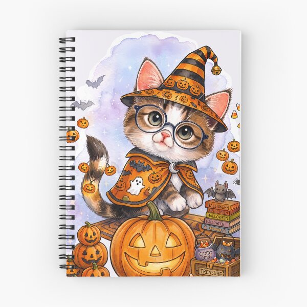 Item preview, Copy of Cute Watercolor Wizard Cat - Magical Kawaii Kitten designed and sold by SuperMama1973.