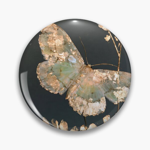 Item preview, Gold Gothic Forest Fern Woodland Moth designed and sold by scicilysimonee.