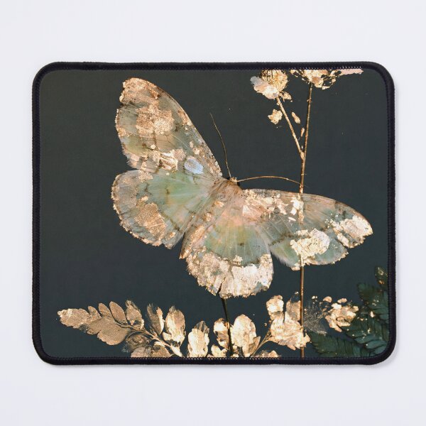 Item preview, Gold Gothic Forest Fern Woodland Moth designed and sold by scicilysimonee.