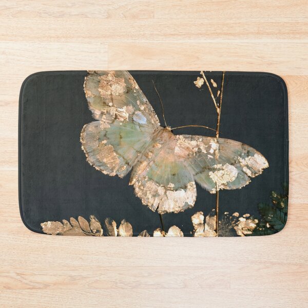 Item preview, Gold Gothic Forest Fern Woodland Moth designed and sold by scicilysimonee.