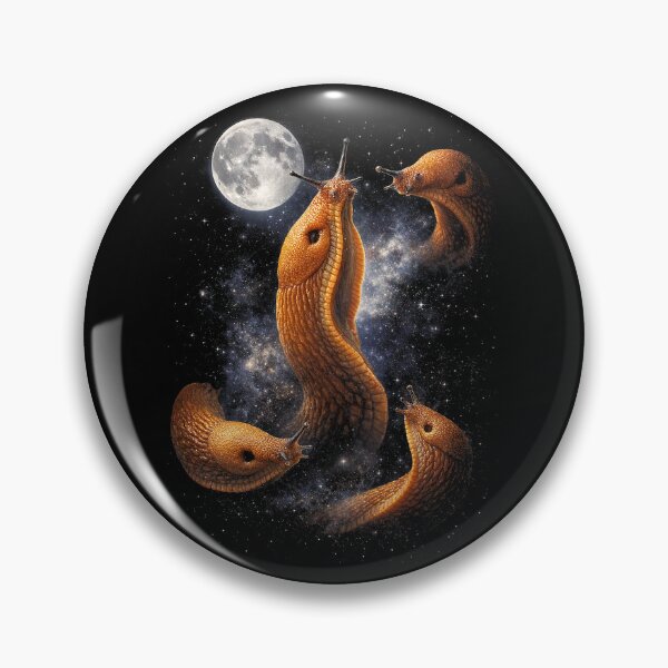 Item preview, Surreal Space Slugs Under Full Moon designed and sold by SassCity.