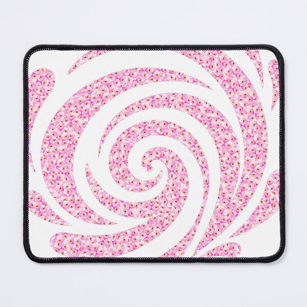 Item preview, Pink and white floral pattern swirl - Product 0027 designed and sold by simplycolours.