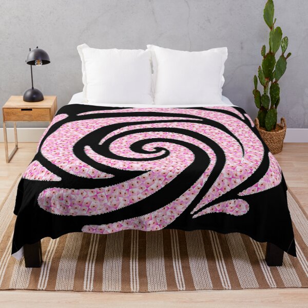 Item preview, Pink and white floral pattern swirl - Product 0027 designed and sold by simplycolours.