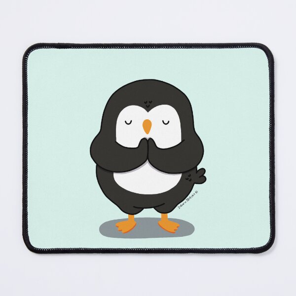 Item preview, Penguin doing a gentle pause designed and sold by julianamotzko.