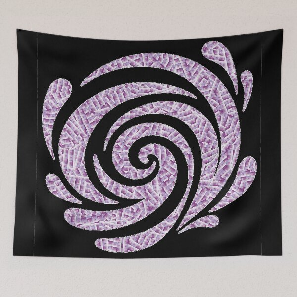 Item preview, Purple floral pattern swirl - Product 0028 designed and sold by simplycolours.