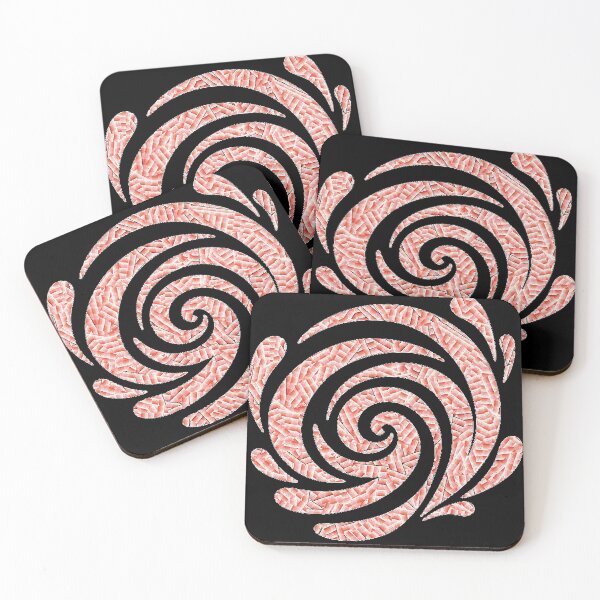 Item preview, Red floral pattern swirl - Product 0029 designed and sold by simplycolours.