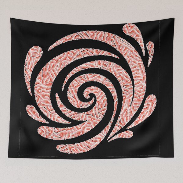 Item preview, Red floral pattern swirl - Product 0029 designed and sold by simplycolours.