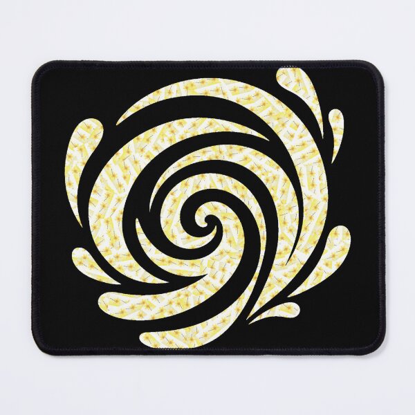 Item preview, Yellow floral pattern swirl - Product 0030 designed and sold by simplycolours.