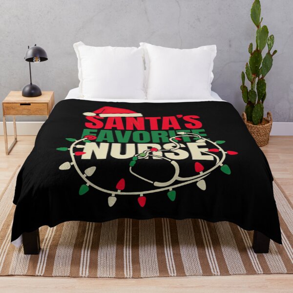 Item preview, Santas Favorite Nurse Funny Christmas Holiday Nursing designed and sold by Sasikharn.