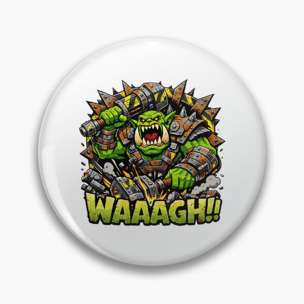Artikelvorschau, Düsterer Ork-Waaagh-Schlachtruf Kriegsbrut entworfen und verkauft von NesWorks.