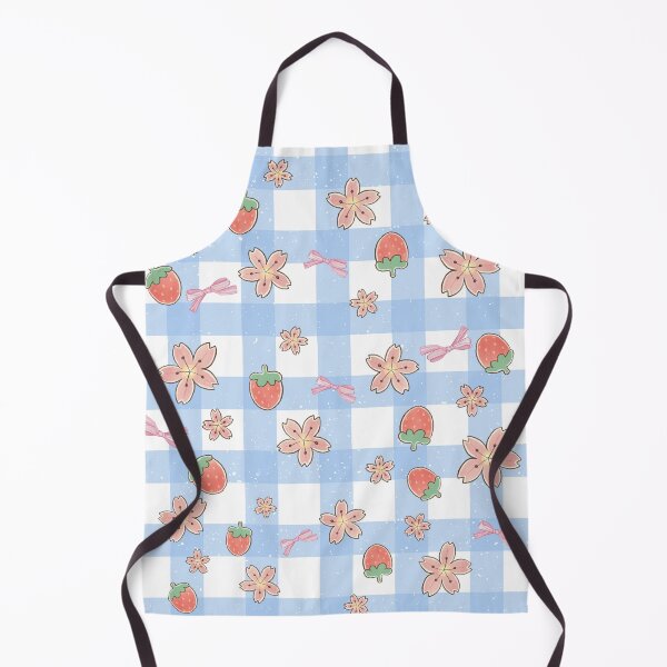 Item preview, Cute Summer Berry and Blue Gingham Design for Stickers, T-Shirts, Phone Cases, Tote Bags, Notebooks, Mugs, Pillows, Art Prints, Laptop Sleeves, Leggings, Dresses, and Backpacks designed and sold by ArtwithRabbit.