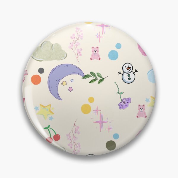 Item preview, Cute Pastel Winter Pattern with Snowmen, Hearts, Stars, and Cherries  Stickers, T-Shirts, Phone Cases, Tote Bags, Notebooks, Mugs, Pillows, Art Prints, Laptop Sleeves, Leggings, Dresses, and Backpacks designed and sold by ArtwithRabbit.